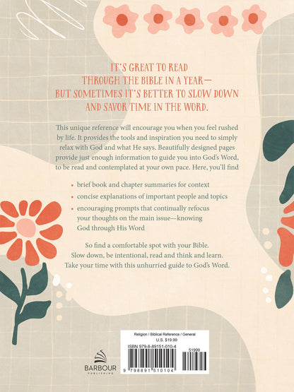 Taking Your Time through the Bible