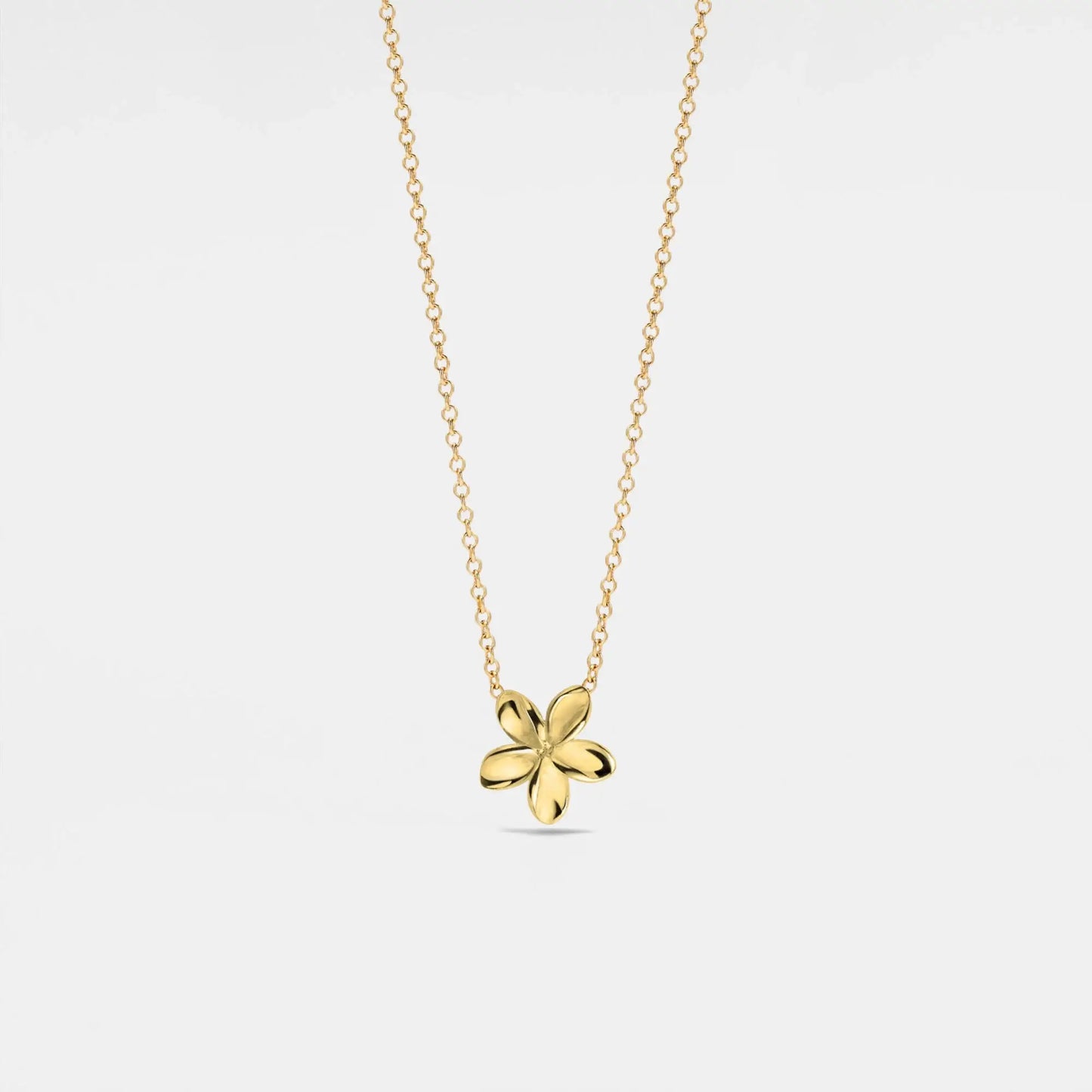 Dainty Cute Flower Pendant Necklace in 925 Sterling Silver