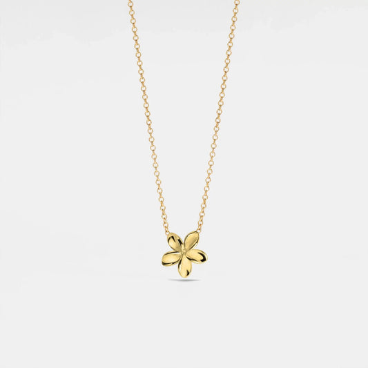 Dainty Cute Flower Pendant Necklace in 925 Sterling Silver