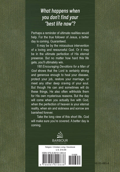 180 Encouraging Devotions for a Man of God