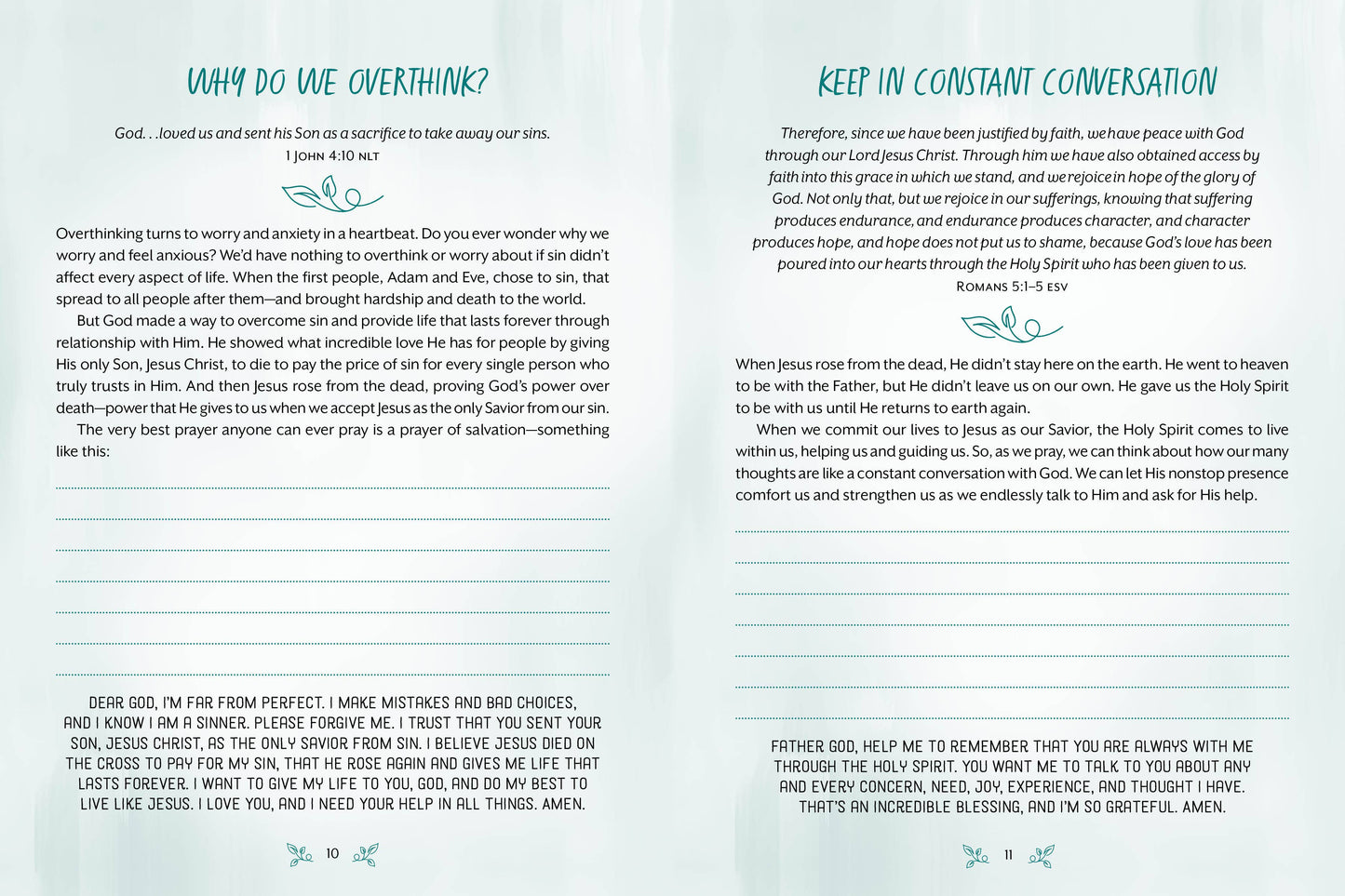 The Overthinker's Devotional Journal