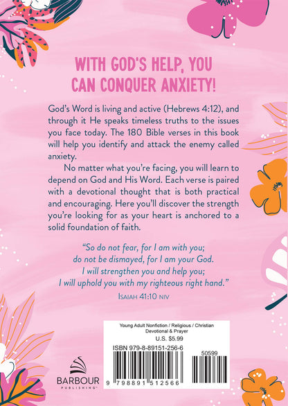 180 Bible Verses for Conquering Anxiety for Teen Girls