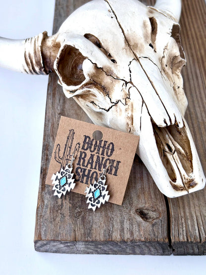 Western Style Dangle Earrings