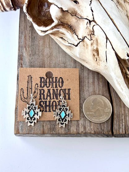 Western Style Dangle Earrings
